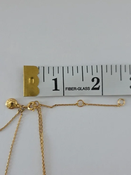 J.CREW Double Chain Gold And Pearl Necklace - Picture 5 of 5